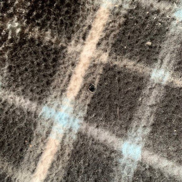 Vintage Luigi Rossi Heavy Fleece Plaid Button Up L - Picture 6 of 6